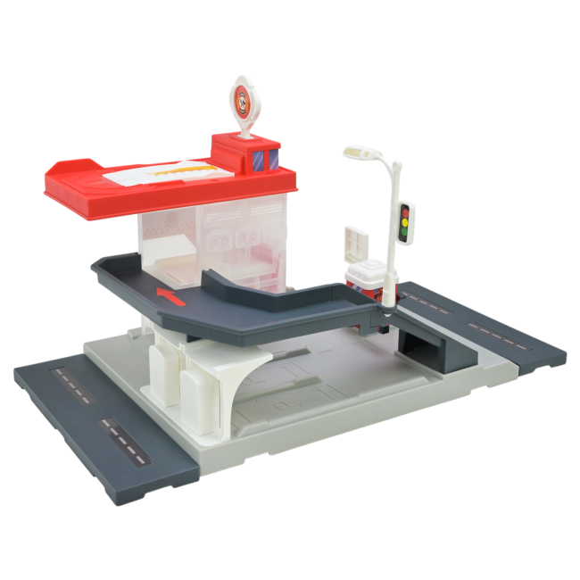 Транспорт и спецтехника - Игровой набор Автопром Пожарная часть (PS005-4)#4