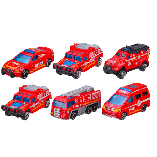 Транспорт и спецтехника - Игровой набор Автопром Пожарная часть (PS005-4)#6