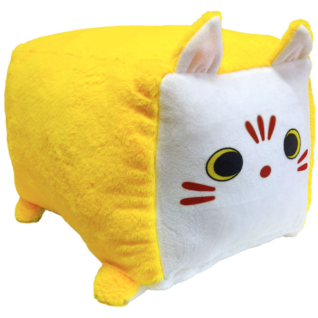 Подушки - Подушка MeriToys Квадратний кіт Котокуб 20 см в асортименті (2050000325373)#2