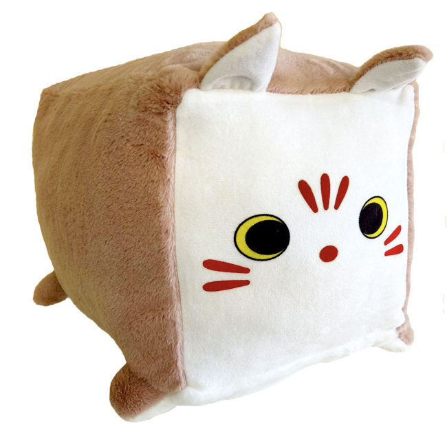 Подушки - Подушка MeriToys Квадратний кіт Котокуб 20 см в асортименті (2050000325373)#4