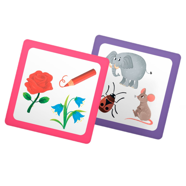 Обучающие игрушки - Умные карты Crystal Book Сходства и отличия 30 штук (9786175475409)#5