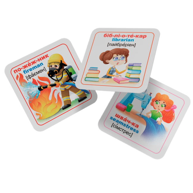 Обучающие игрушки - Умные карты Crystal Book Профессии 30 штук (9789669877062)#4