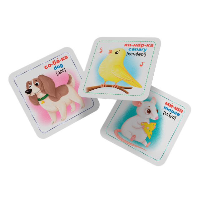 Обучающие игрушки - Умные карты Crystal Book Домашние животные 30 штук (9789669875358)#4