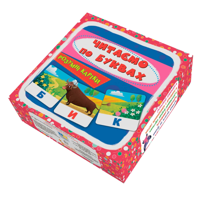 Обучающие игрушки - Умные карты Crystal Book Читаем по буквам 30 штук (9786175475478)#3
