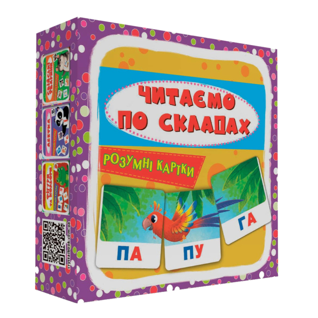 Обучающие игрушки - Умные карты Crystal Book Читаем по слогам 30 штук (9786175475621)#2