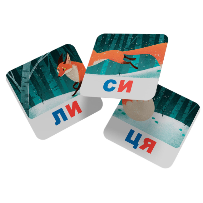 Обучающие игрушки - Умные карты Crystal Book Читаем по слогам 30 штук (9786175475621)#4