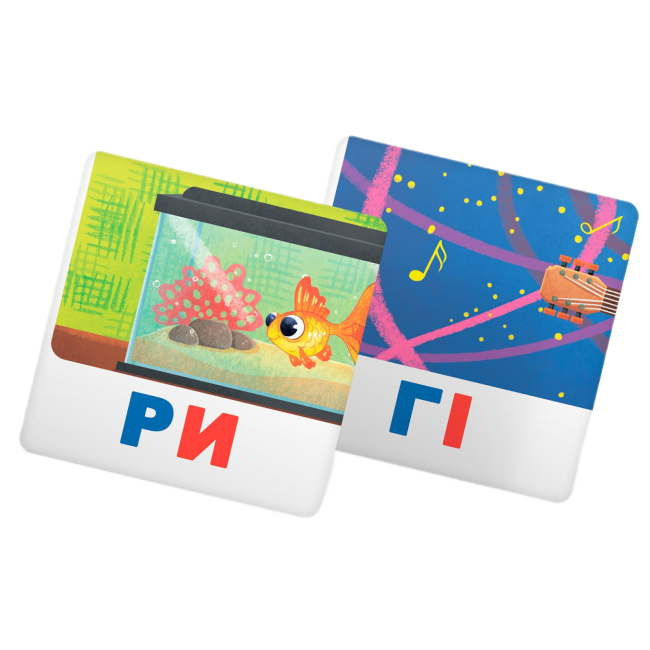 Обучающие игрушки - Умные карты Crystal Book Читаем по слогам 30 штук (9786175475621)#5