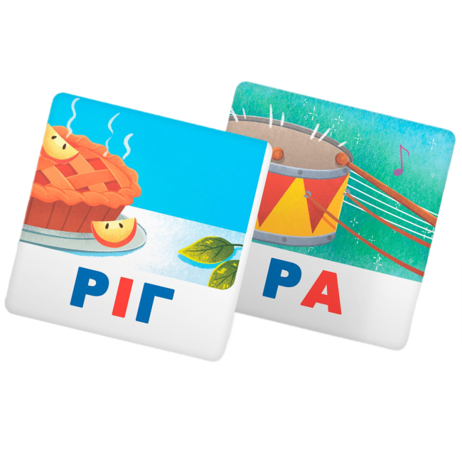 Обучающие игрушки - Умные карты Crystal Book Читаем по слогам 30 штук (9786175475621)#6