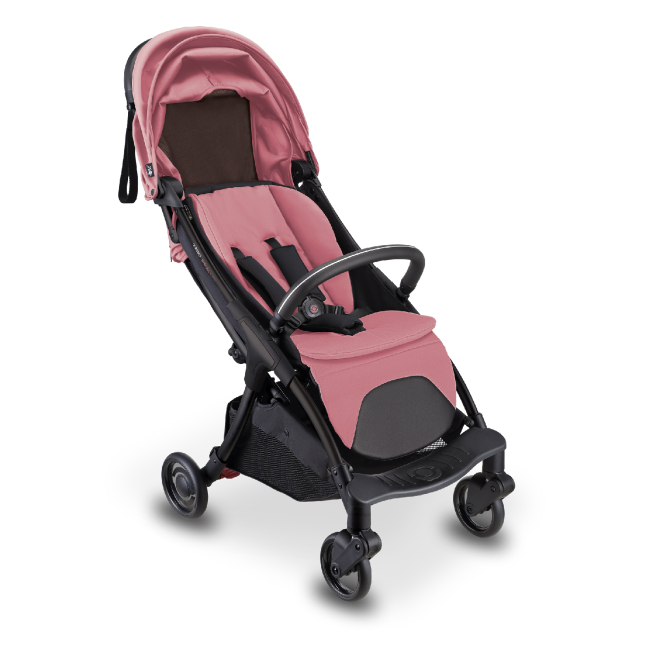 Коляски - Прогулочная коляска Globber Stroll lite пастельно-розовая (925-210)#2