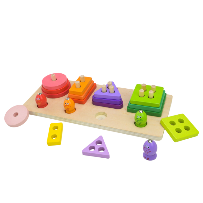 Развивающие игрушки - Деревянный сортер Shantou Jinxing (C15019)#3