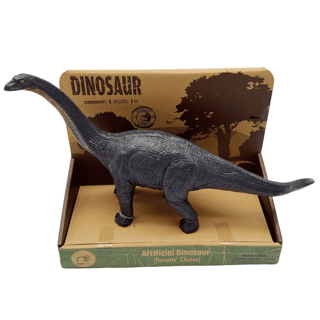 Фігурки тварин - Інтерактивна іграшка Bibi Toys Динозавр темно-сірий (762213BT/3)#2