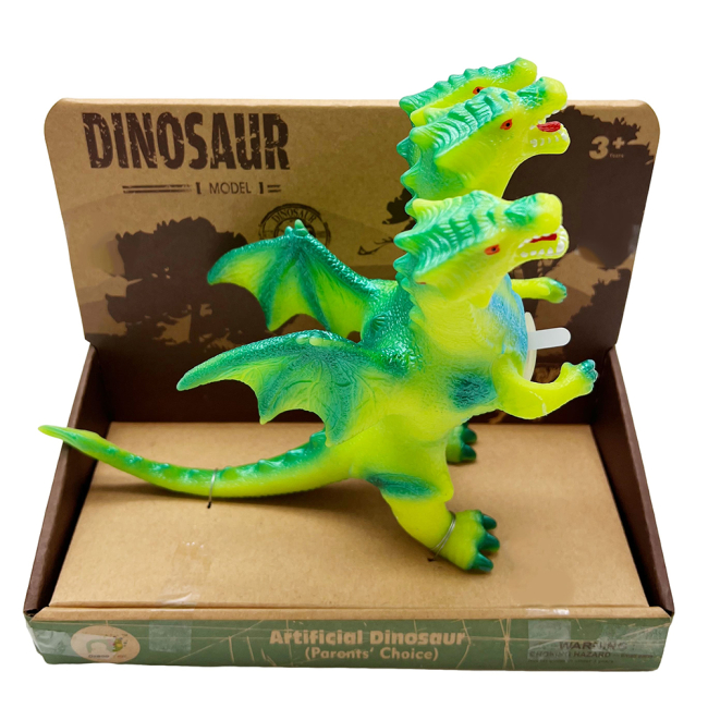 Фігурки тварин - Інтерактивна іграшка Bibi Toys Дракон із трьома головами (762237BT/3)#2