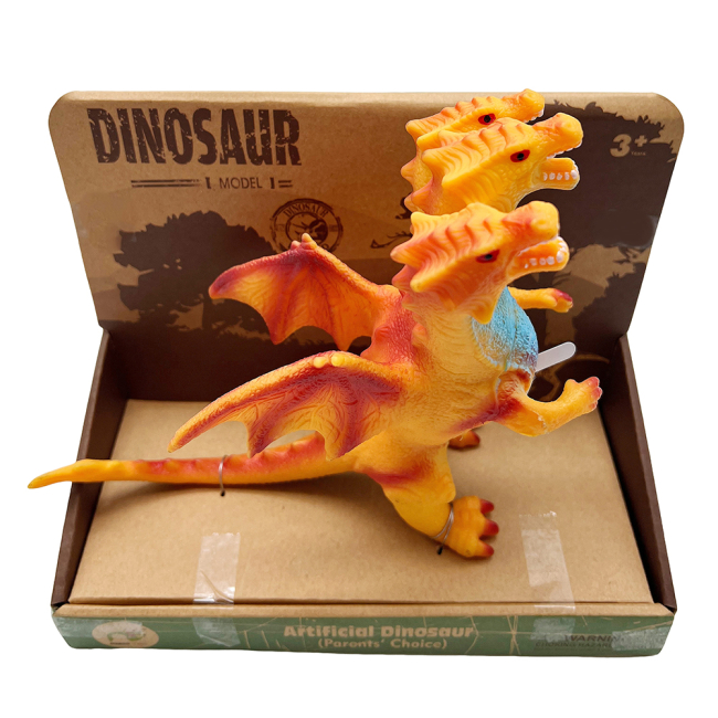 Фігурки тварин - Інтерактивна іграшка Bibi Toys Дракон із трьома головами (762244BT/3)#2