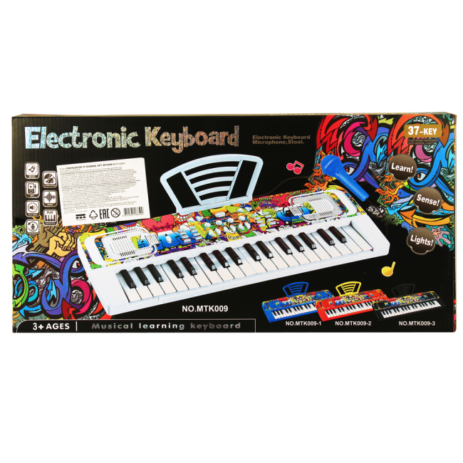 Музичні інструменти - Синтезатор Qunxing 37 клавіш (MTK009-3)#3