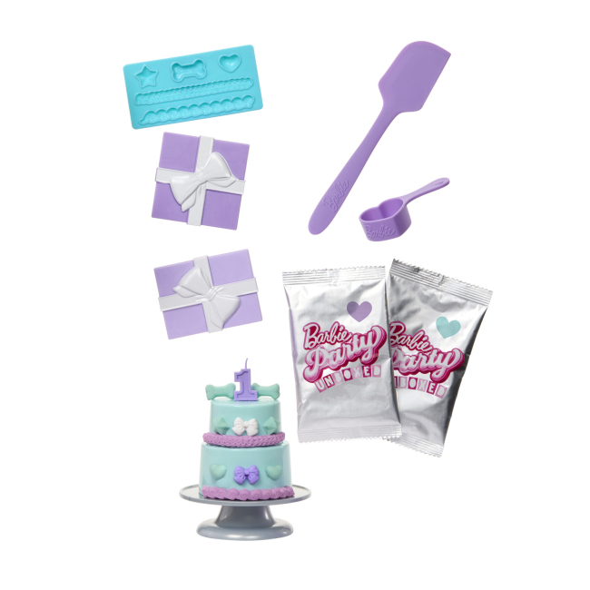 Ляльки - Лялька Barbie Party unboxed у бірюзових тонах (JFG72)#2