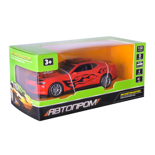 Автомоделі - Автомодель Автопром Chevrolet Camaro червона (AP74193/3)#3