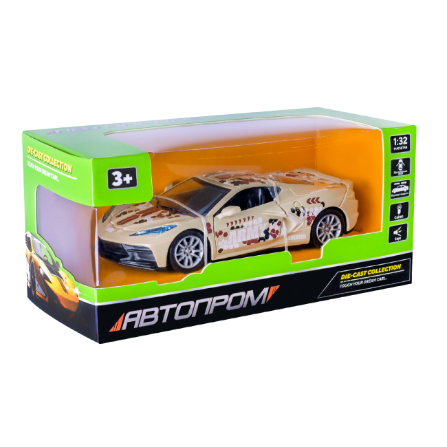 Автомоделі - Автомодель Автопром Army коричнева (AP74197/1)#4