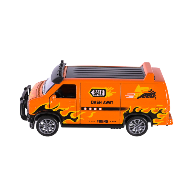 Автомоделі - Автомодель Автопром Вантажний фургон помаранчевий (AP74200/2)#2