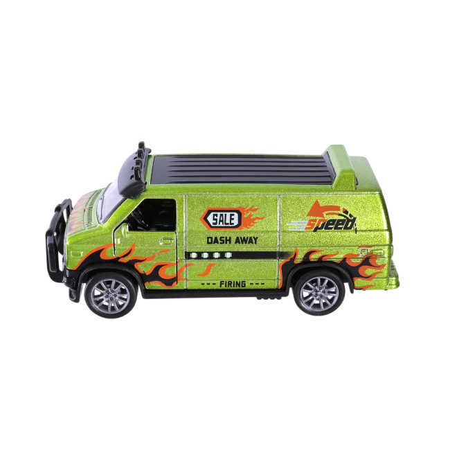 Автомоделі - Автомодель Автопром Вантажний фургон салатовий (AP74200/3)#2