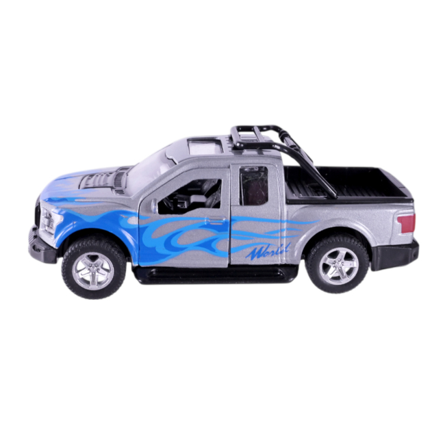 Автомоделі - Автомодель Автопром Позашляховик пікап сірий (AP74208/2)#2