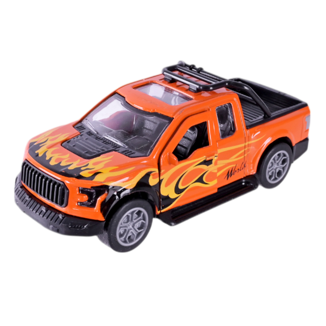 Автомоделі - Автомодель Автопром Позашляховик пікап помаранчевий (AP74208/3)#2