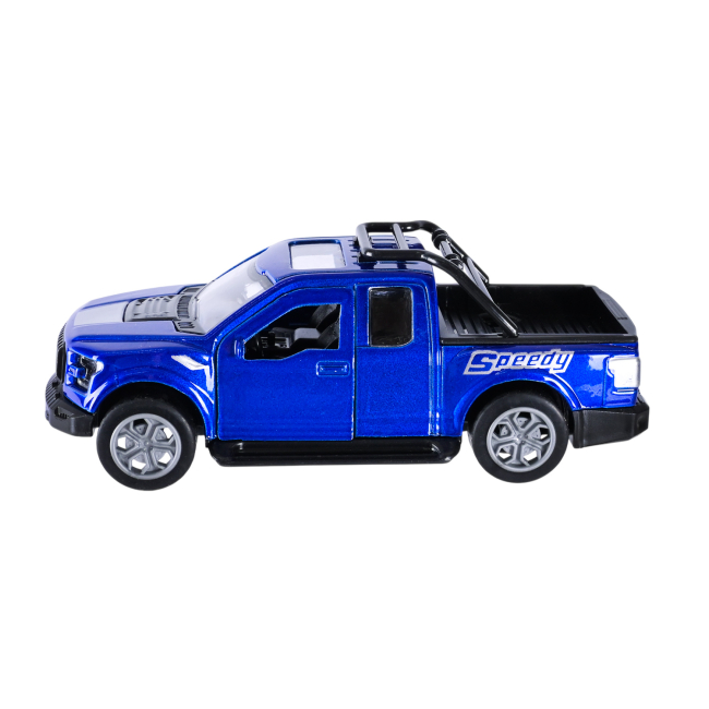 Автомодели - Автомодель Автопром Внедорожник пикап синий (AP74209/1)#2