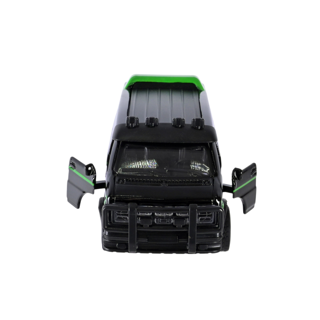 Автомодели - Автомодель Автопром Грузовой фургон черный с зеленой полоской (AP74212/3)#4