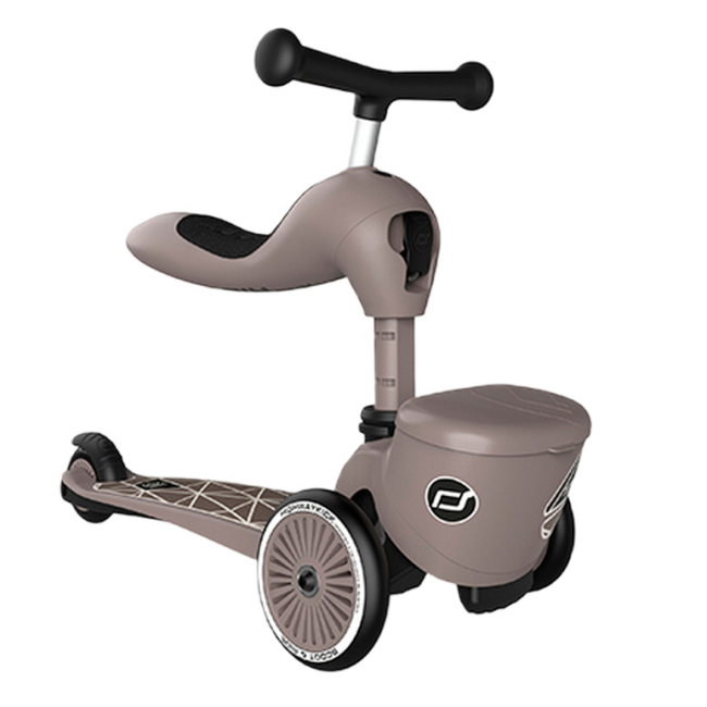 Самокаты - Самокат-беговел Scoot & Ride Highwaykick 1 Lifestyle коричневый (SR-210621-BROWNLINES)#3