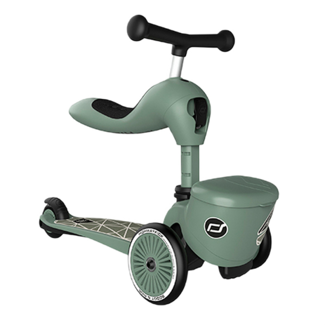 Самокаты - Самокат-беговел Scoot & Ride Highwaykick 1 Lifestyle зеленый (SR-210621-GREENLINES)#3