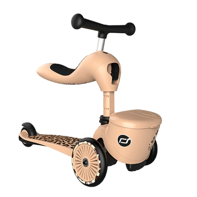 Самокаты - Самокат-беговел Scoot & Ride Highwaykick 1 Lifestyle леопардовый (SR-210621-LEOPARD)#3