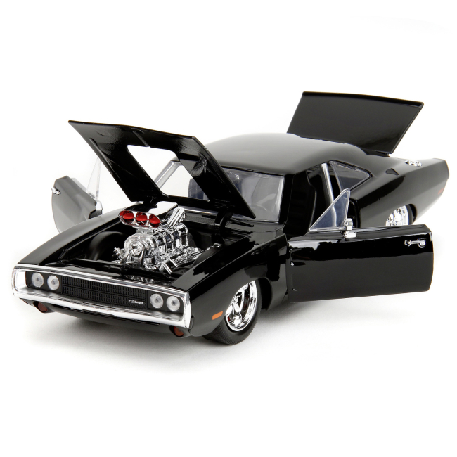 Автомоделі - Автомодель Jada Fast and Furious Dodge Charger 1970 чорна (253203101)#4