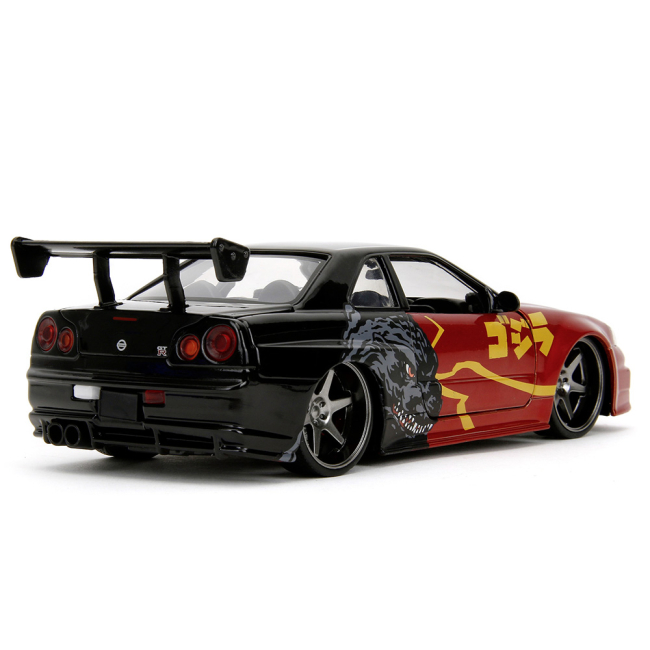 Автомоделі - Автомодель Jada Годзила Hиcaн GTR 1:24 (253253024)#5