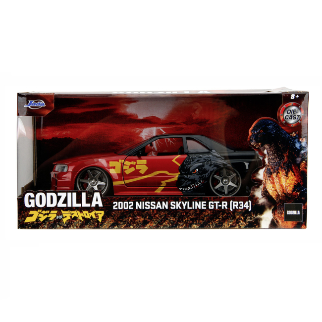 Автомоделі - Автомодель Jada Годзила Hиcaн GTR 1:24 (253253024)#6