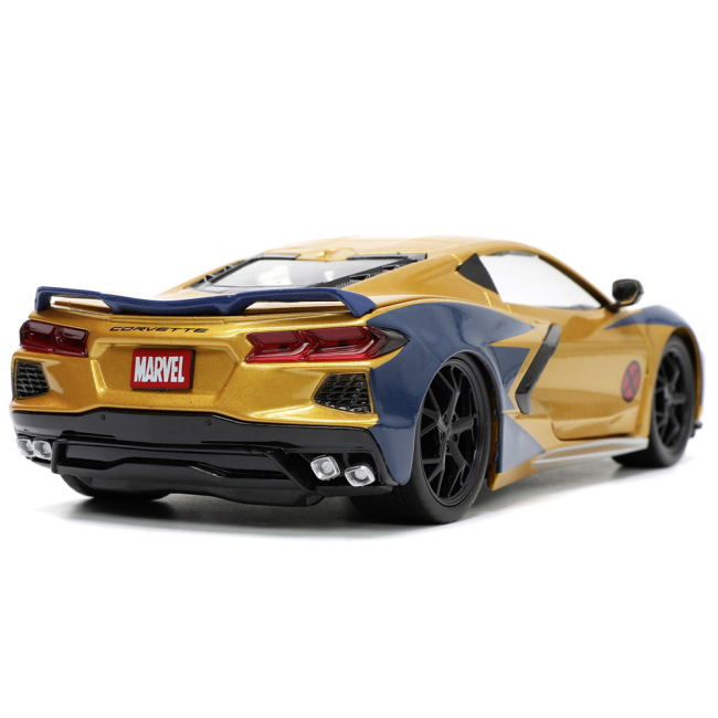 Автомодели - Автомодель Jada Марвел Люди-Х Шевроле Корвет с фигуркой Росомахи (253225025)#4