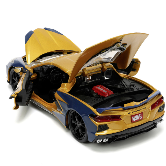 Автомодели - Автомодель Jada Марвел Люди-Х Шевроле Корвет с фигуркой Росомахи (253225025)#6