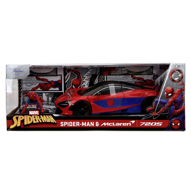 Автомодели - Автомодель Jada Марвел Человек-Паук Макларен 720S с фигуркой Человека-Паука (253225034)#7