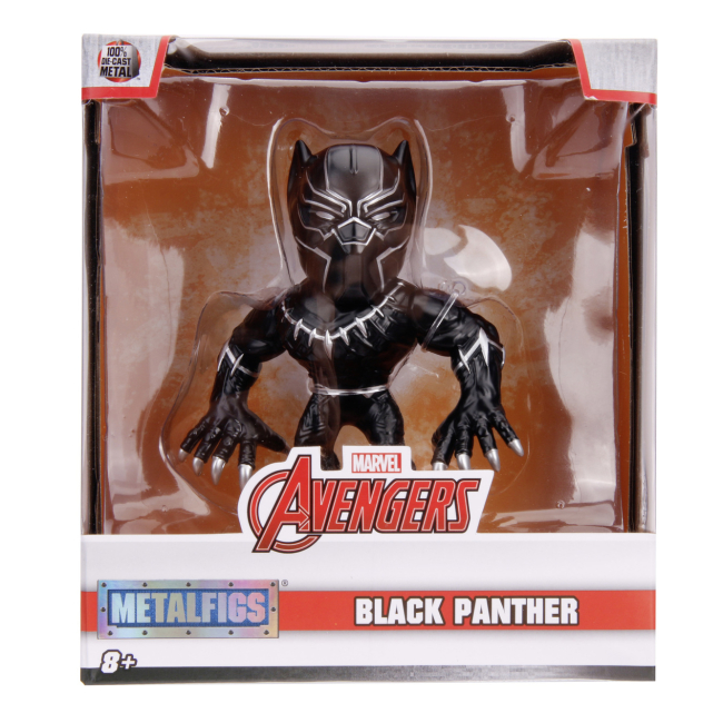 Фигурки персонажей - Фигурка Jada Marvel 4 Черная пантера 10 см (253221002)#5