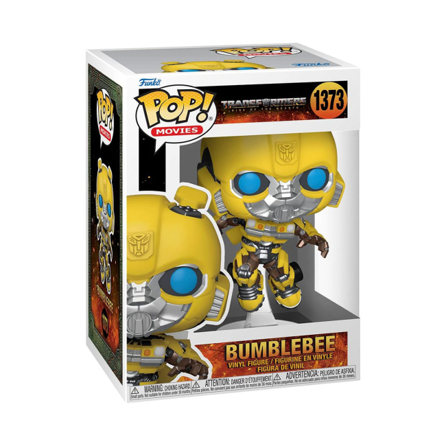 Фигурки персонажей - Фигурка Funko Pop Transformers Бамблби в прыжке (63954)#2