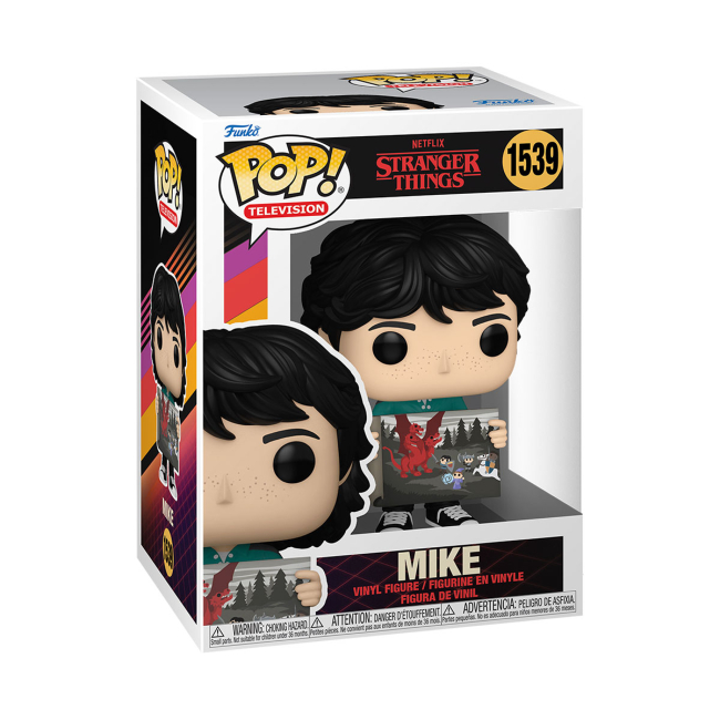 Фігурки персонажів - Фігурка Funko Pop Stranger Things Майк з малюнком Вілла (80137)#2