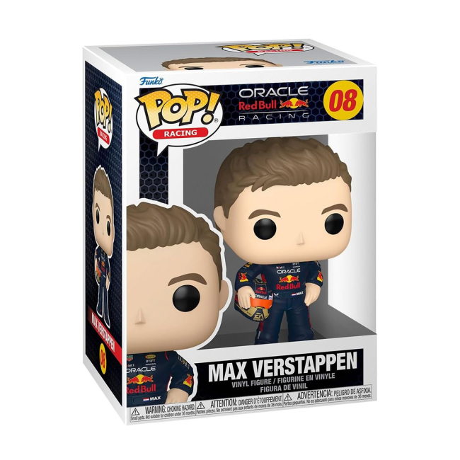 Фігурки персонажів - Фігурка Funko Pop Formula one Макс Ферстаппен з шоломом (80580)#2