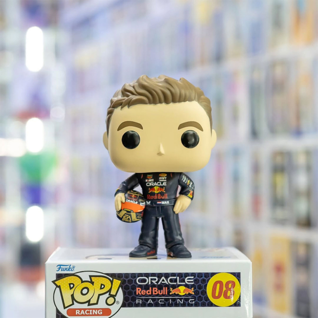 Фігурки персонажів - Фігурка Funko Pop Formula one Макс Ферстаппен з шоломом (80580)#3