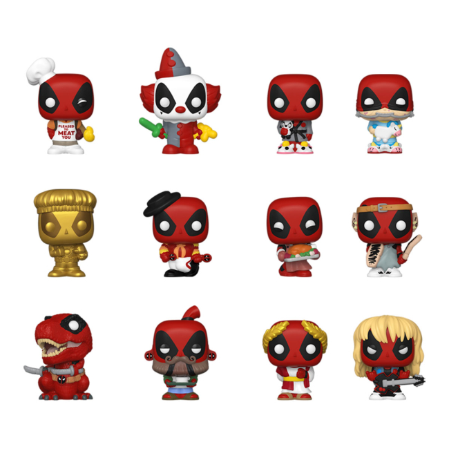 Фигурки персонажей - Фигурка-сюрприз Funko Pop Bitty Pop Дедпул (84964)#2