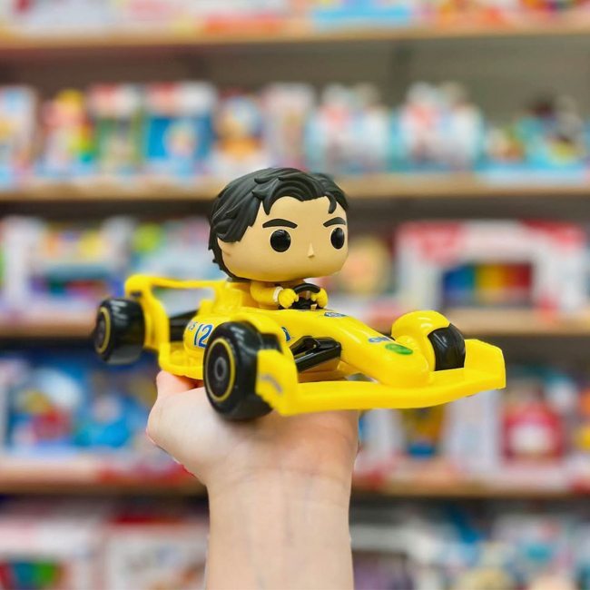 Фігурки персонажів - Фігурка Funko Pop Formula one Айртон Сенна у боліді (86181)#3
