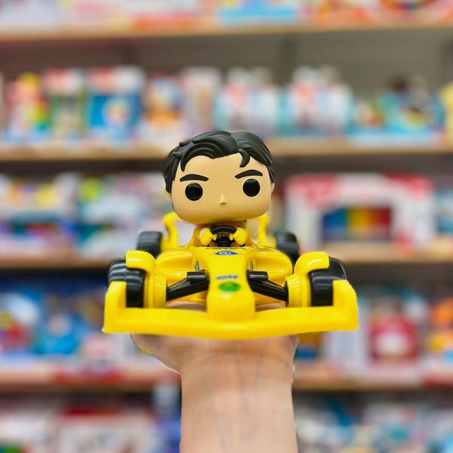 Фігурки персонажів - Фігурка Funko Pop Formula one Айртон Сенна у боліді (86181)#4