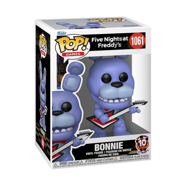 Фігурки персонажів - Фігурка Funko Pop Five nights at Freddy's 10 років Бонни (87113)#2