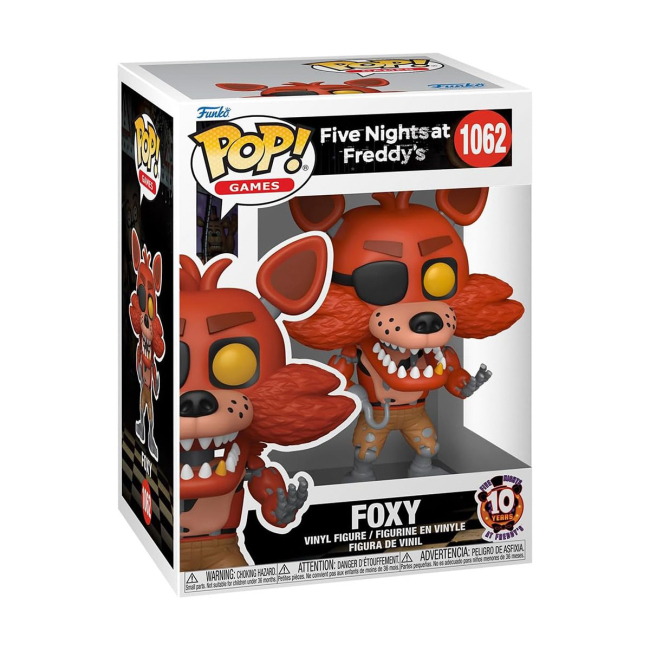 Фигурки персонажей - Фигурка Funko Pop Five nights at Freddy's 10 лет Фокси (87115)#2