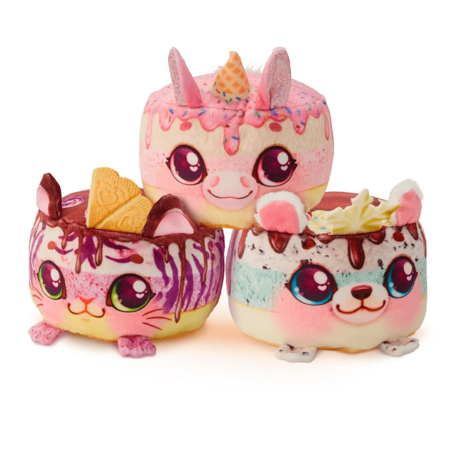 Мягкие животные - Мягкая игрушка-сюрприз Moose Cookies makery Необычный холодильник Торт-мороженое (23511)#3