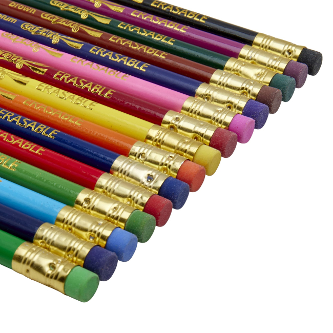 Канцтовары - Карандаши цветные Cra-Z-Art с резинкой 15 цветов (10459CRA)#4
