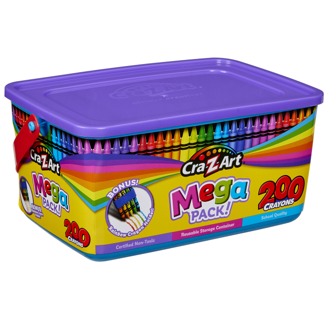 Канцтовары - Мел восковой Cra-Z-Art с боксом для хранения 200 шт (10316CRA)#2