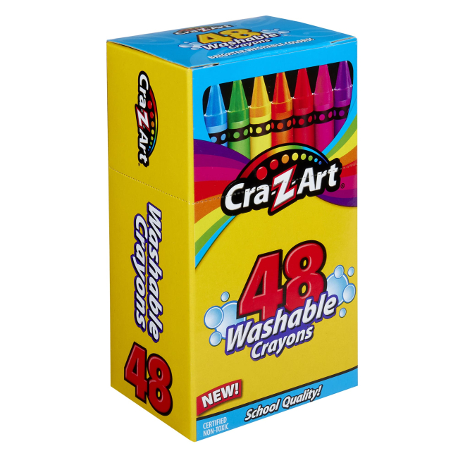 Канцтовары - Мел восковой Cra-Z-Art Легкосмываемый 48 шт (10276CRA)#2